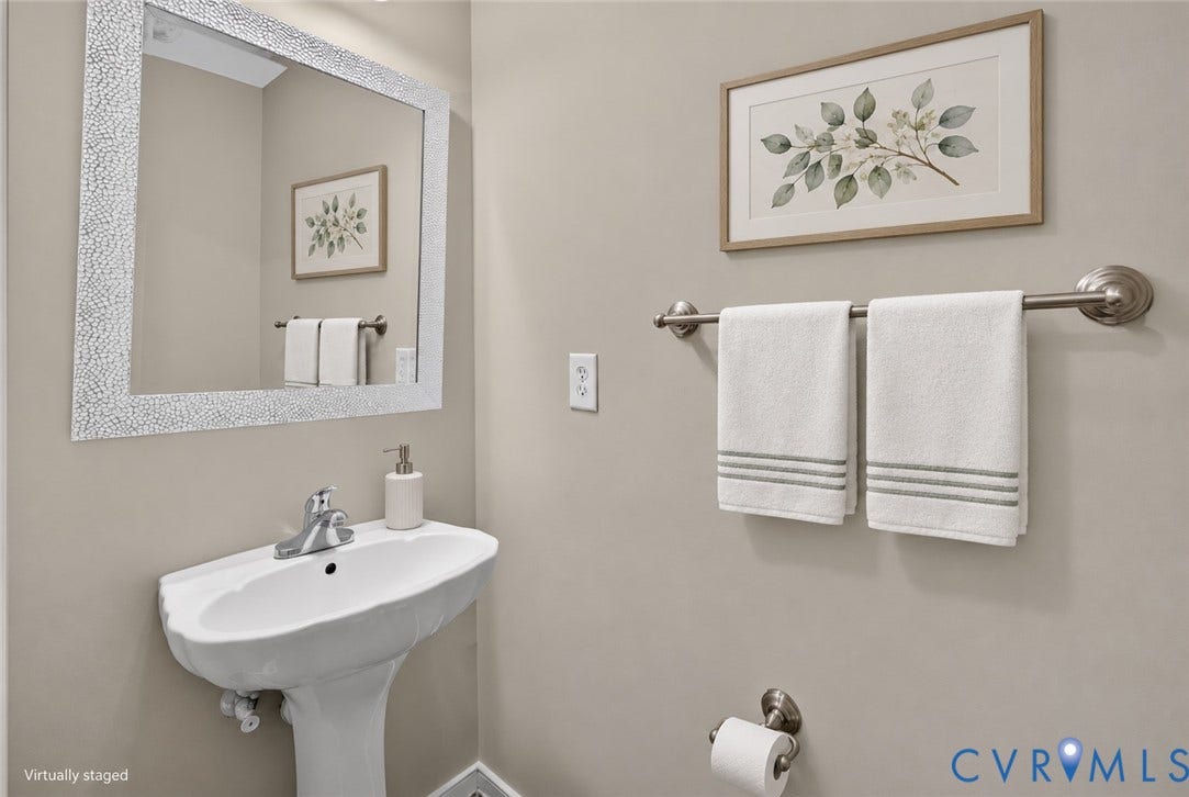 1st floor half bath