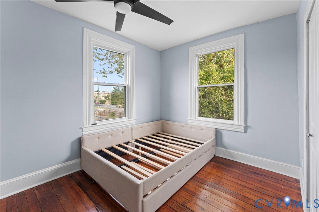 724 N 1st Street, Jackson Ward, Richmond, VA 23219 Hardwood flooring with a gloss finish