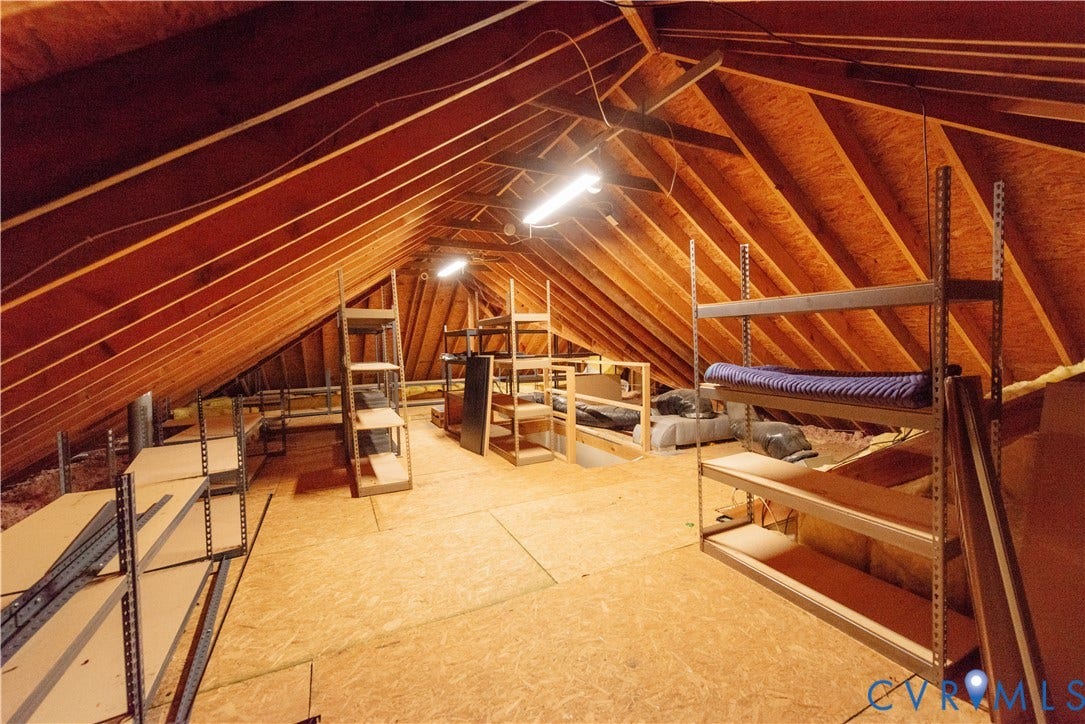2561 Glenridge Court, Glenbrooke, Powhatan, VA 23139 Walk Up Attic