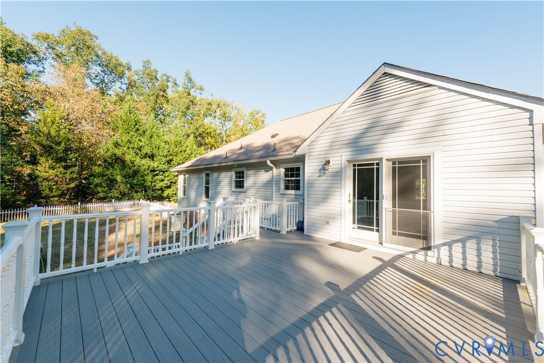 2561 Glenridge Court, Glenbrooke, Powhatan, VA 23139 Spacious, composite deck