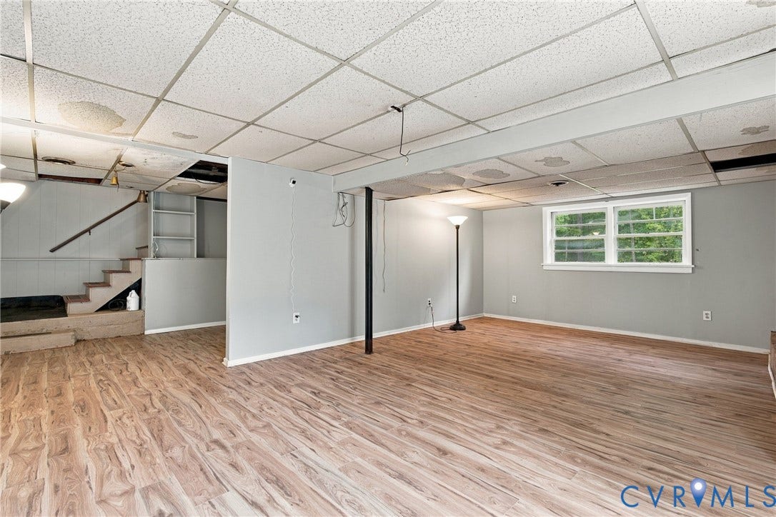 8150 Bradbury Road, Henrico, VA 23231 Partial finished basement , LVP