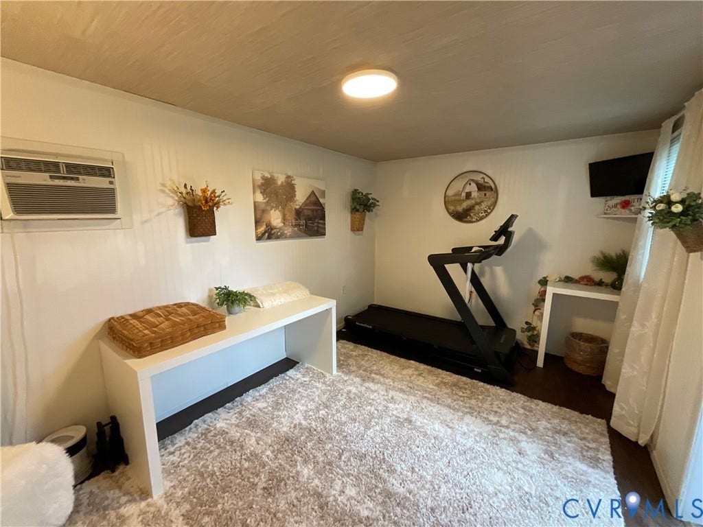 12949 Jefferson Highway, Bumpass, VA 23024 She-Shed used as exercise room (heated/cooled)