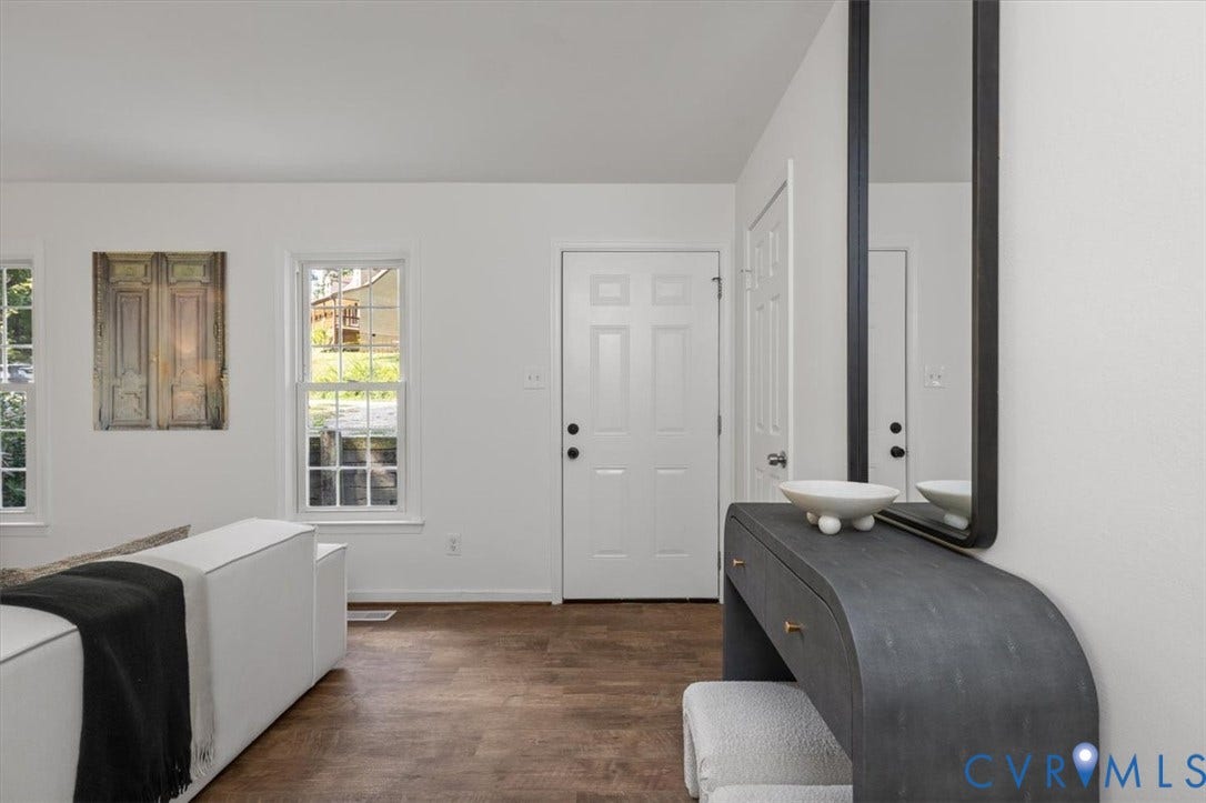 3031 Speeks Drive, Midlothian, VA 23112 Wood-finish flooring, white walls, and white trim