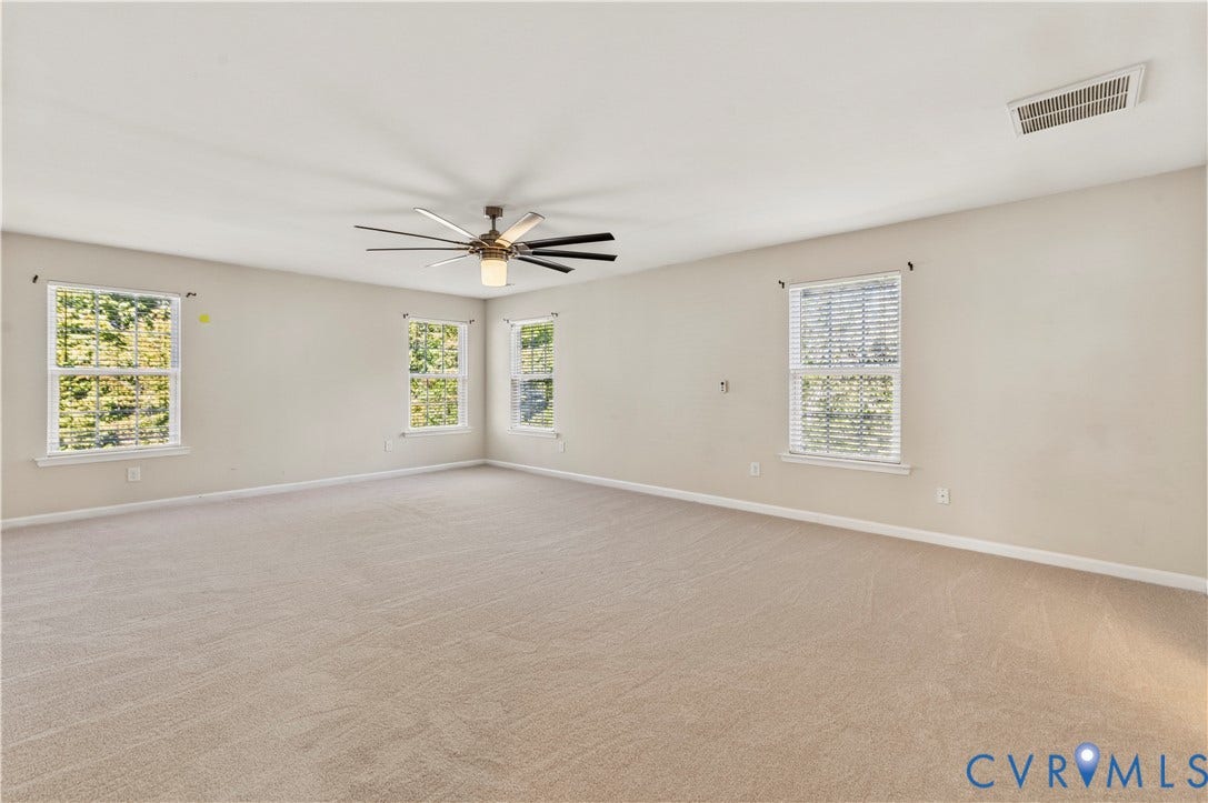 10041 POLLEN Drive, Hanover, Mechanicsville, VA 23116 Primary Suite is a Private Retreat!