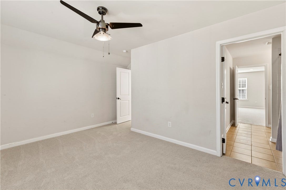 10041 POLLEN Drive, Hanover, Mechanicsville, VA 23116 Third Level Bedroom with Pass-Through Full Bath
