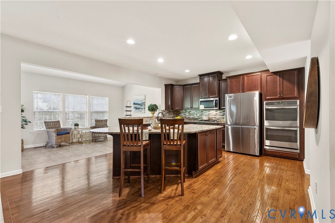 10041 POLLEN Drive, Hanover, Mechanicsville, VA 23116 Stainless Steel Appliances with a Four Door Fridge / Freezer Combo elevate your "Play Space!"