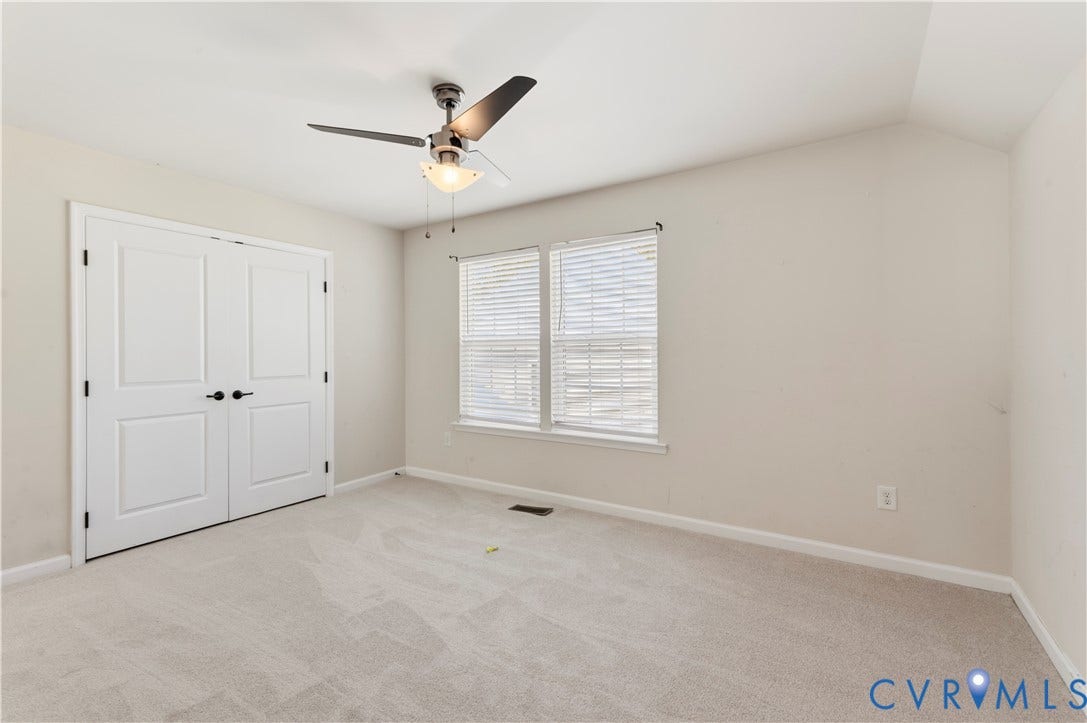 10041 POLLEN Drive, Hanover, Mechanicsville, VA 23116 Third Level Bedroom with Double Closet