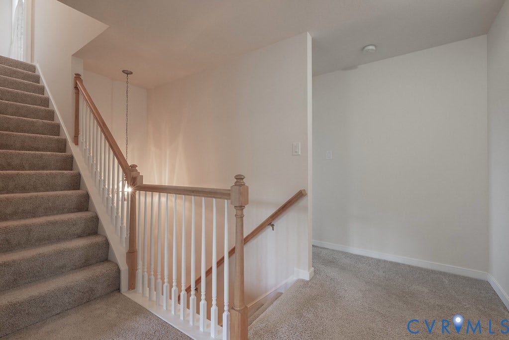 Staircase to third level
