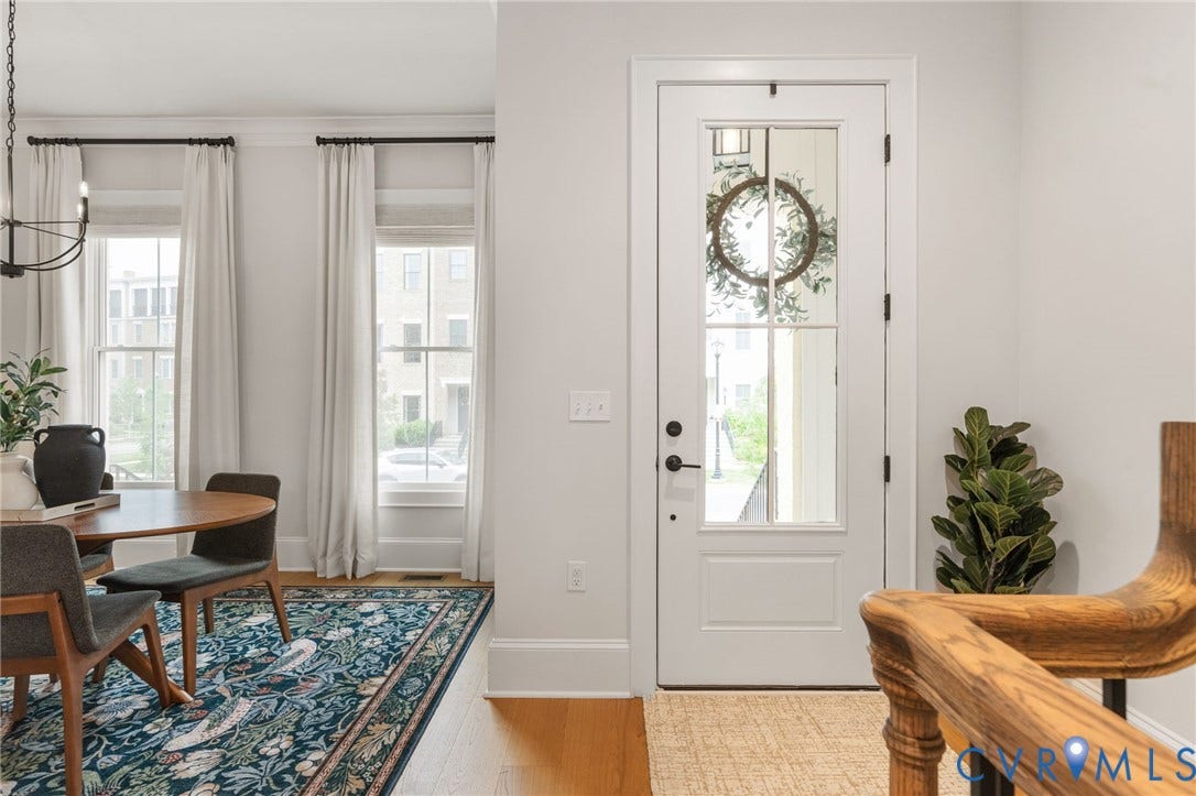 Welcoming entry opening directly into the main living spaces.