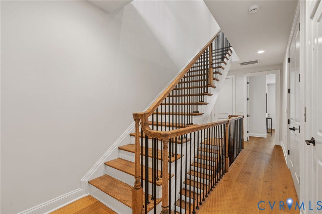 Stairway leading the the 4th level where all the fun happens!