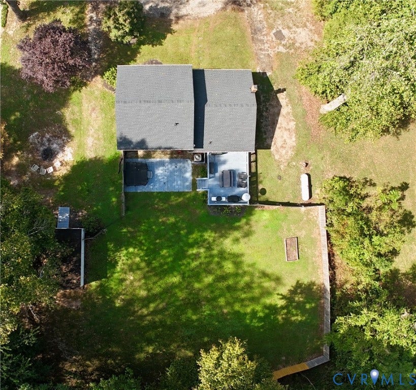6723 Cherry Road, Woodhaven Shores, Quinton, VA 23141 Drone - Rear View
