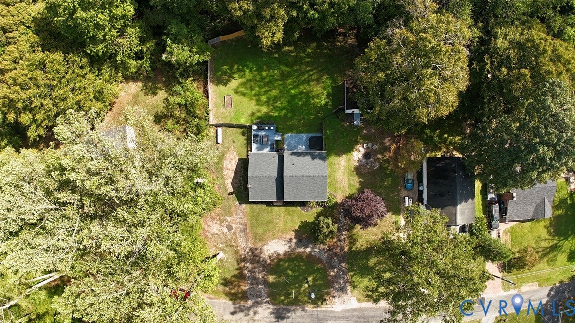 6723 Cherry Road, Woodhaven Shores, Quinton, VA 23141 Drone - Top View