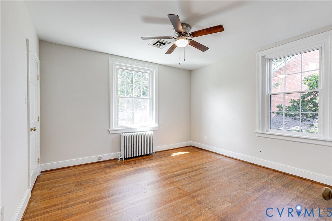 4010 Patterson Avenue, #2ndfl, Richmond, VA 23221 Hardwood flooring with white trim throughout