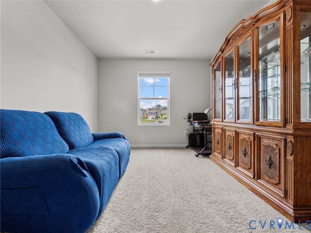 6901 Switch Cane Court, The Arbors, New Kent, VA 23141 Carpeted flooring, single window, and light-colored walls