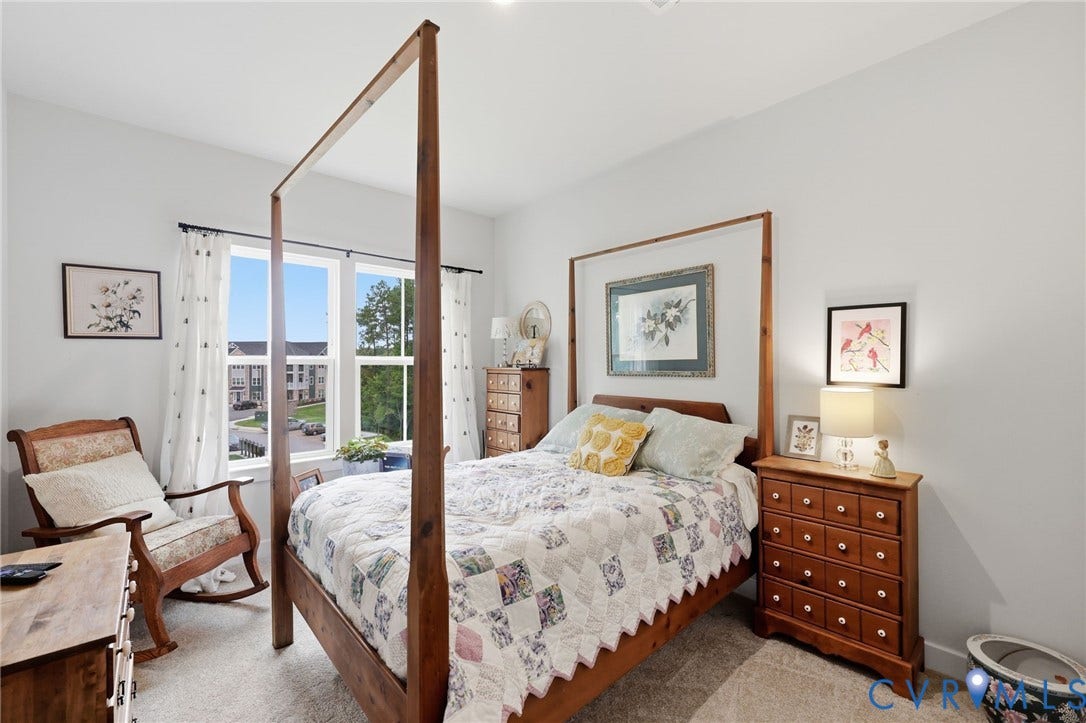 15801 Hallowell Ridge, #304, Moseley, VA 23120 Soft neutral wall color, recessed lighting, and carpeted flooring