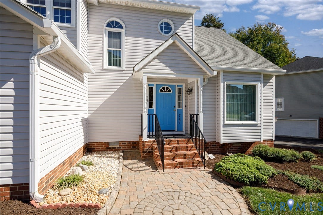 717 McCauliff Drive, Chesterfield, VA 23236 Brick foundation with horizontal siding