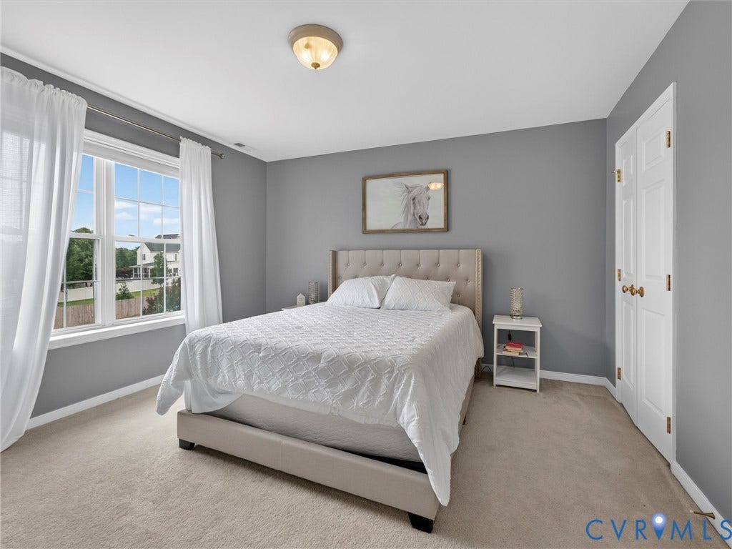 7478 Troub Lane, Elwin Place, Mechanicsville, VA 23111 Recessed ceiling light fixture, neutral wall color, plush carpet, and a large window with white trim