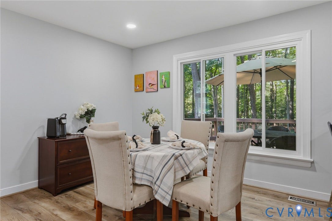 12718 Lakestone Drive, The Pointe, Midlothian, VA 23114 beautiful view overlooks wooded lot and Walton Lake