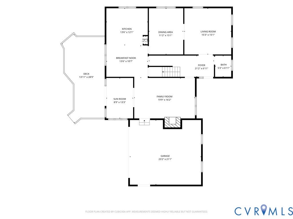 12718 Lakestone Drive, The Pointe, Midlothian, VA 23114 First Floor Plan