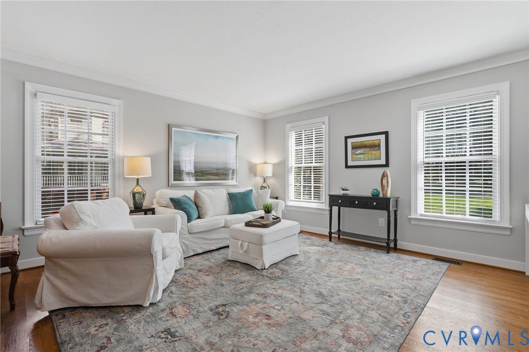 12718 Lakestone Drive, The Pointe, Midlothian, VA 23114 hardwood floors, french doors crown moulding