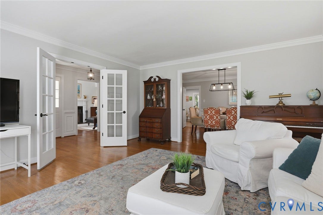 12718 Lakestone Drive, The Pointe, Midlothian, VA 23114 French doors - dining room beyond