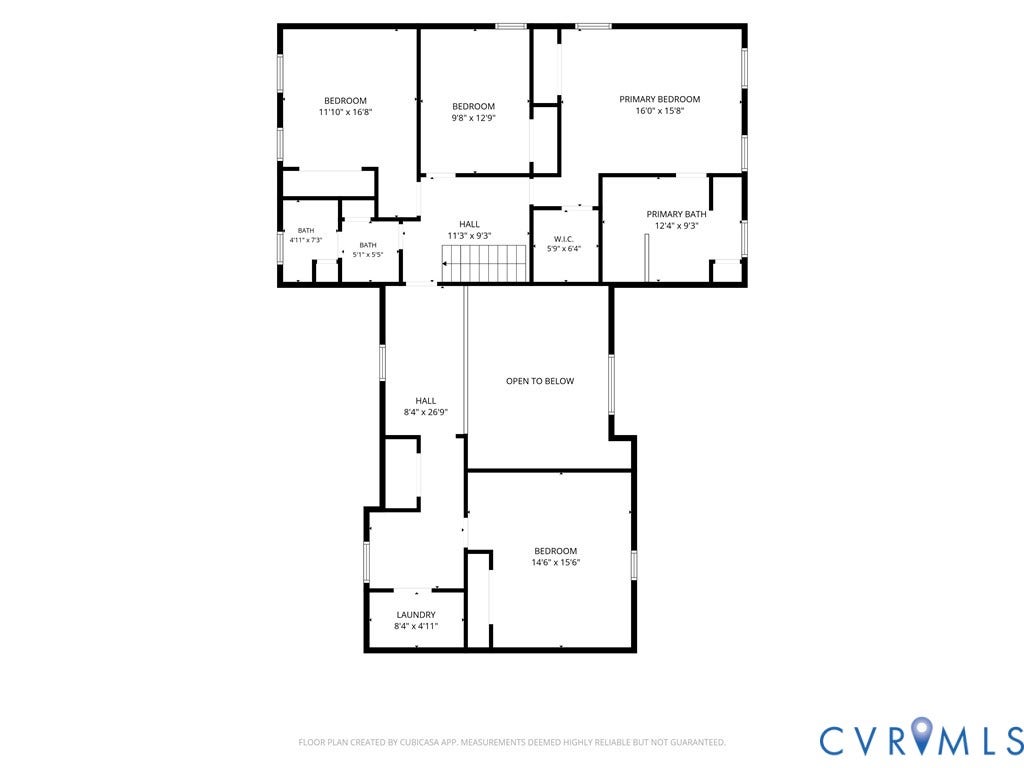 12718 Lakestone Drive, The Pointe, Midlothian, VA 23114 2nd Floor Plan