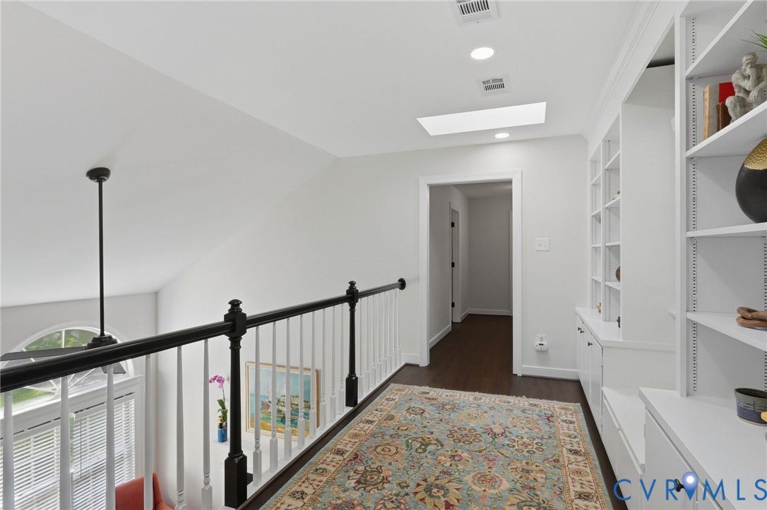 12718 Lakestone Drive, The Pointe, Midlothian, VA 23114 library overlooks 2 story family room