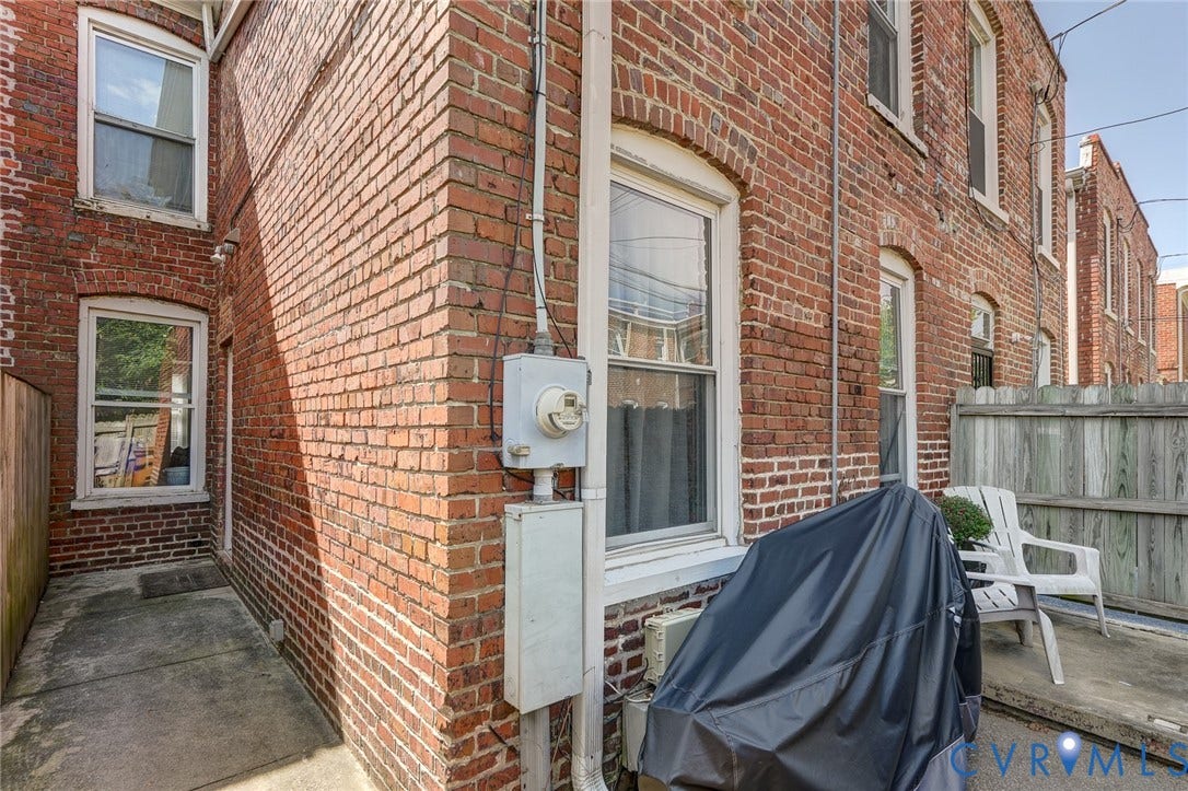 1620 W Cary Street, Fan Extenstion, Richmond, VA 23220 Brick exterior with multiple window openings