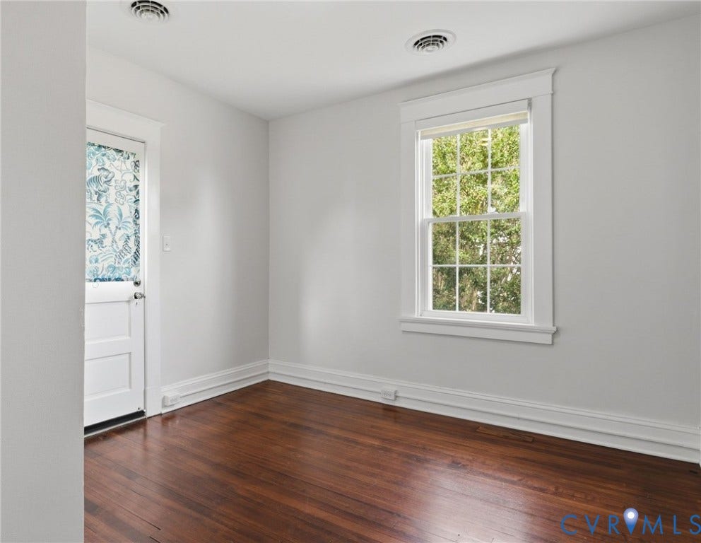 2900 Seminary Avenue, Northside, Richmond, VA 23220 Hardwood floor, replacement windows, custom roller shades and access to balcony.