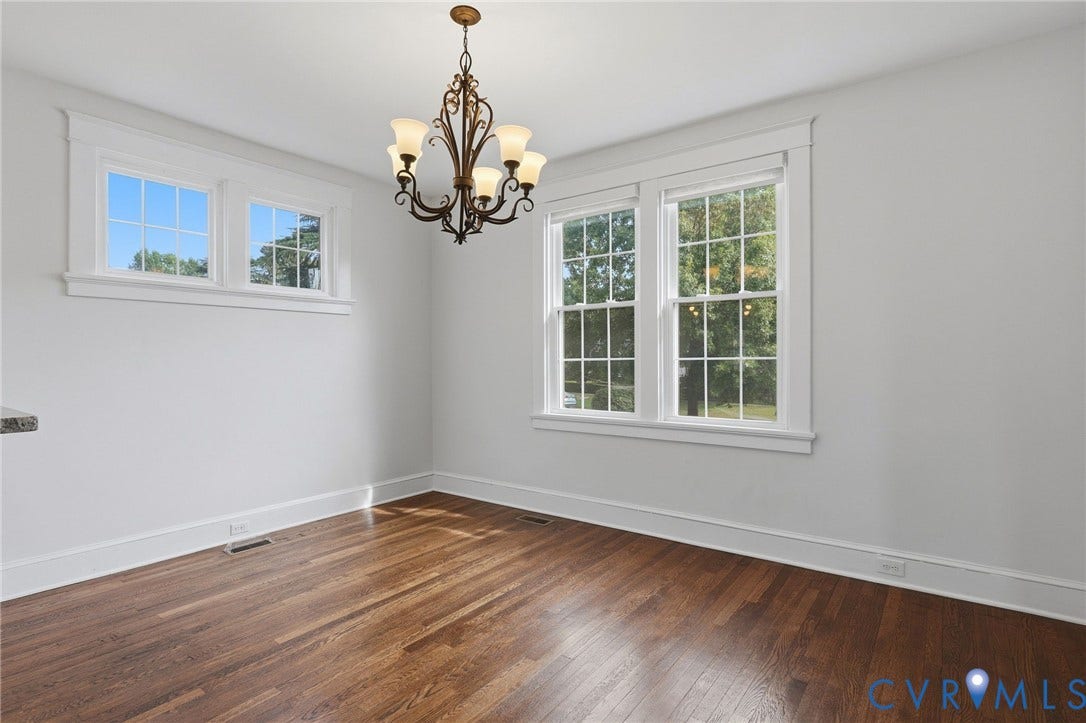 2900 Seminary Avenue, Northside, Richmond, VA 23220 Dining room with hardwood floor.