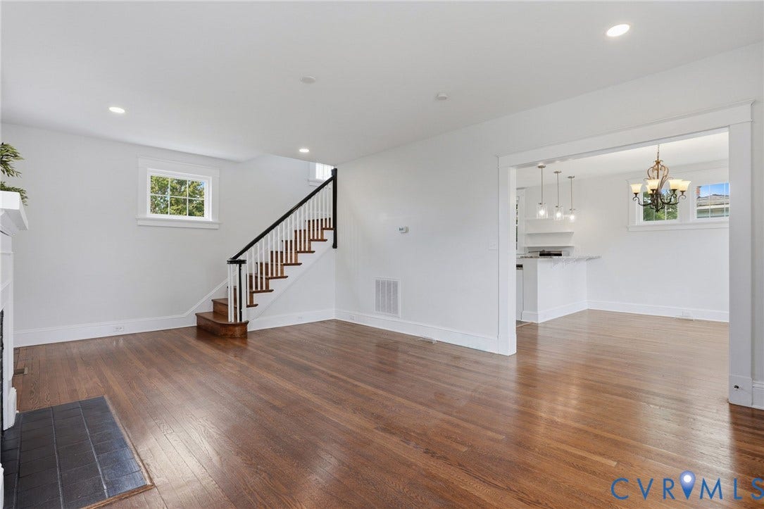 2900 Seminary Avenue, Northside, Richmond, VA 23220 Recessed lighting and open floor plan.