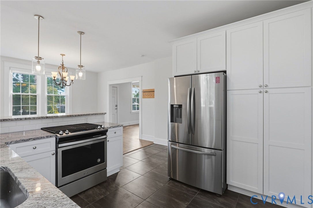 2900 Seminary Avenue, Northside, Richmond, VA 23220 Stainless steel appliances, granite countertops and pantry.