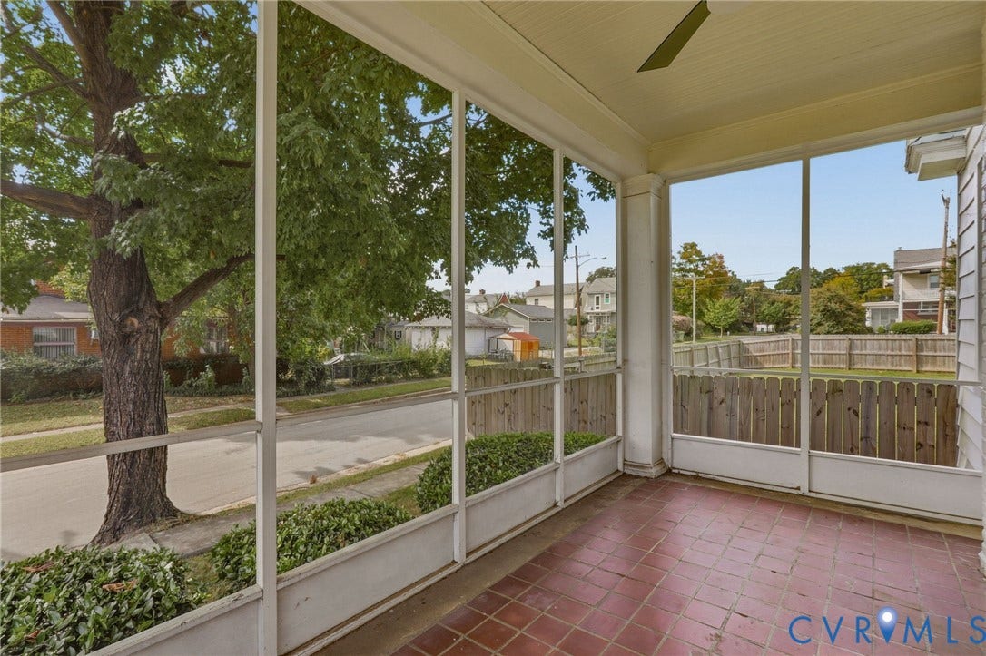 2900 Seminary Avenue, Northside, Richmond, VA 23220 Screened porch, great for relaxing and entertaining.