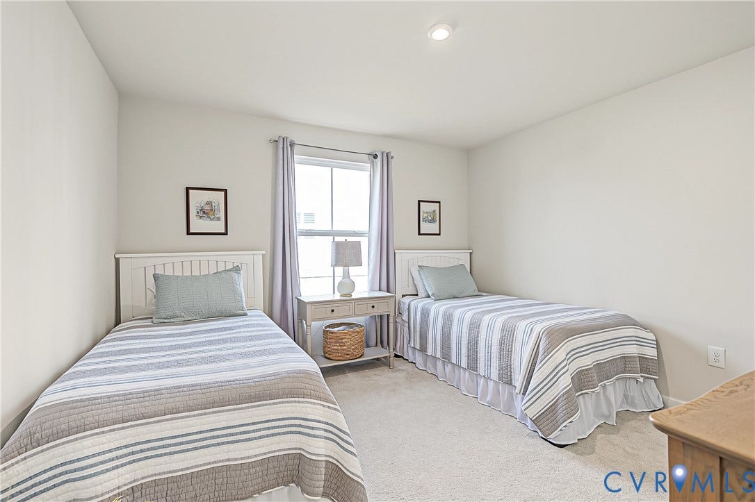 7490 E Danube Loop, The Groves, New Kent, VA 23124 Well-sized secondary bedroom, great for family or guests