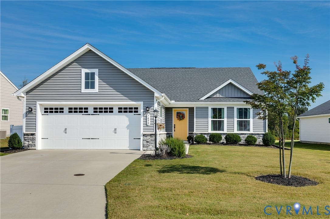 7490 E Danube Loop, The Groves, New Kent, VA 23124 Welcome to 7490 Danube Loop, a beautiful 3-bedroom, 2-bathroom single family home in The Groves community of New Kent