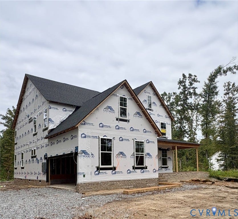 8481 Roden Drive, Rock Creek, Mechanicsville, VA 23111 This photo is the actual home under construction as of September 30, 2026