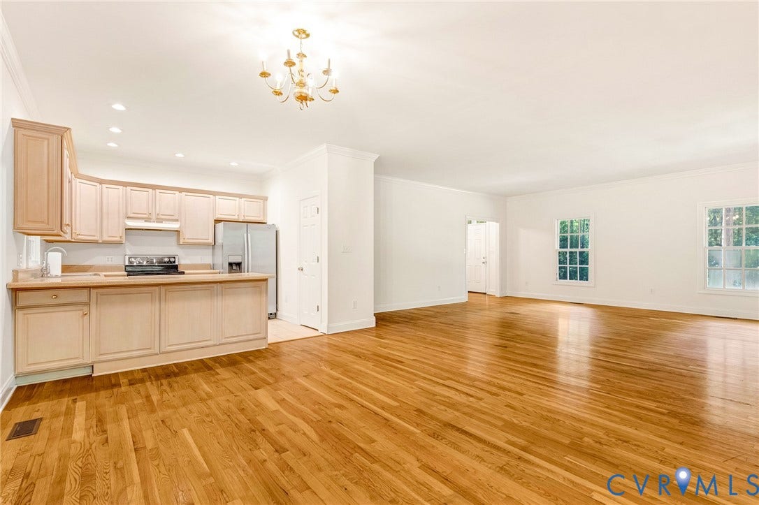 13086 Scotchtown Road, Scotchtown Area, Beaverdam, VA 23015 Family Room and Dining Area open to Kitchen