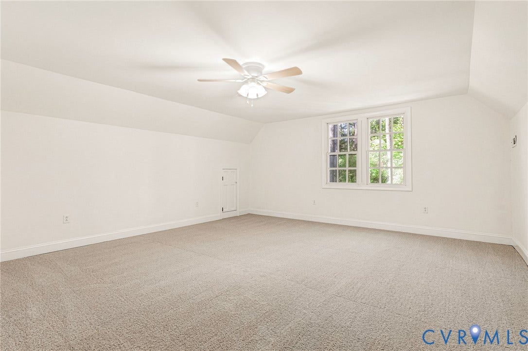 13086 Scotchtown Road, Scotchtown Area, Beaverdam, VA 23015 Spacious Bedroom with Ceiling Fan and New Carpet