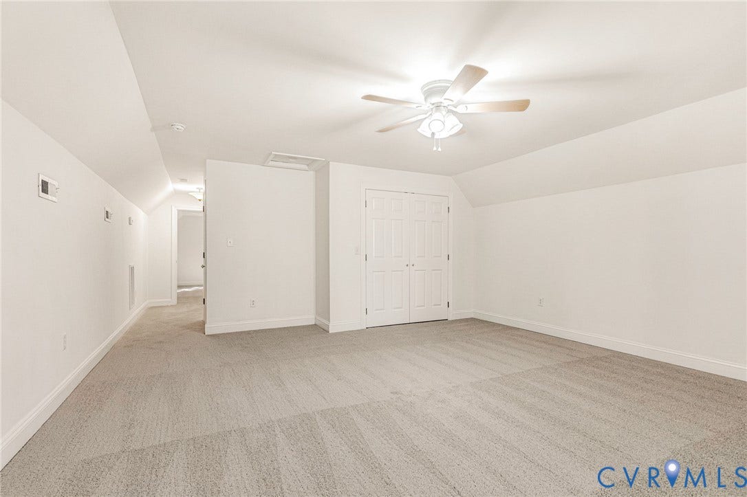 13086 Scotchtown Road, Scotchtown Area, Beaverdam, VA 23015 Large Second Floor Bedroom with New Carpet