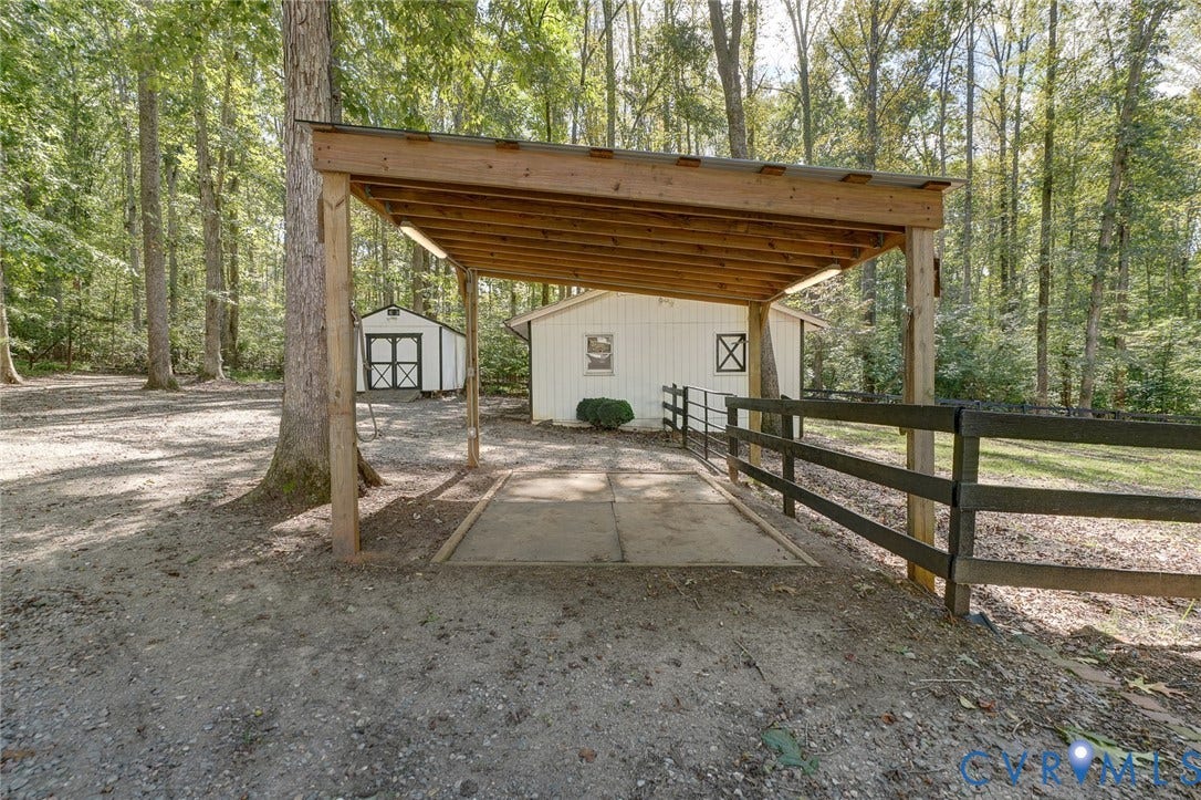 3120 McQuinn Road, Powhatan, VA 23139 Covering with cross ties
