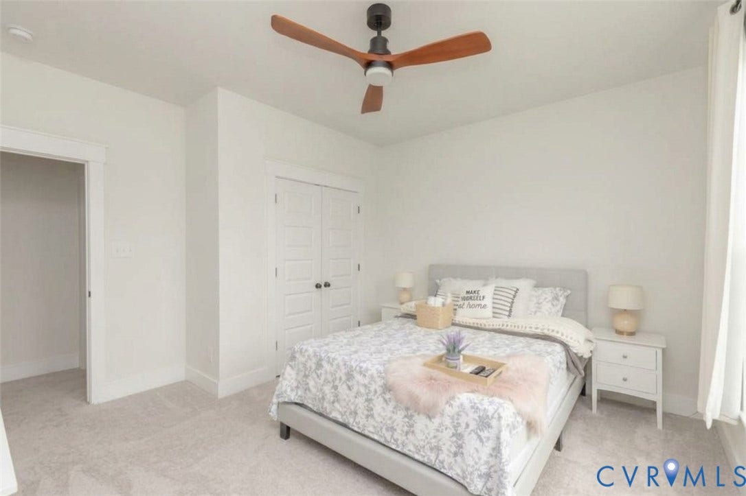 Recessed lighting and ceiling fan with wood-finish blades