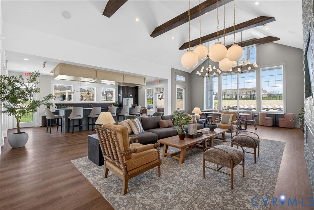 6726 Mayland Ridge Lane, The Villas At Swift Creek, Moseley, VA 23120 Amenity center gathering area