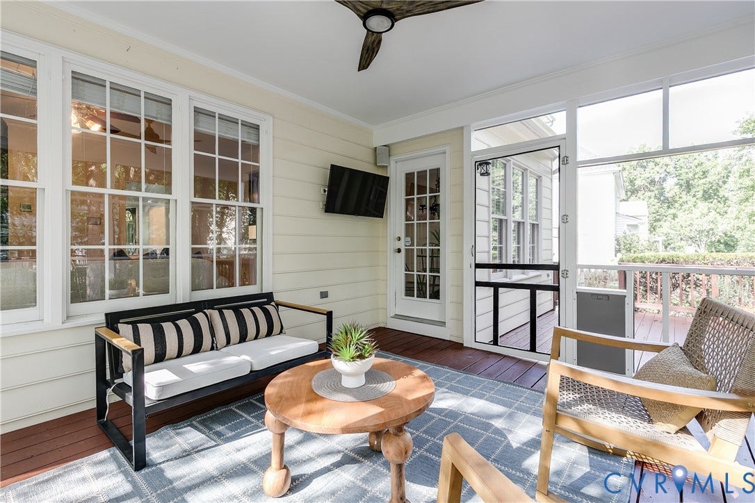 Screened porch
