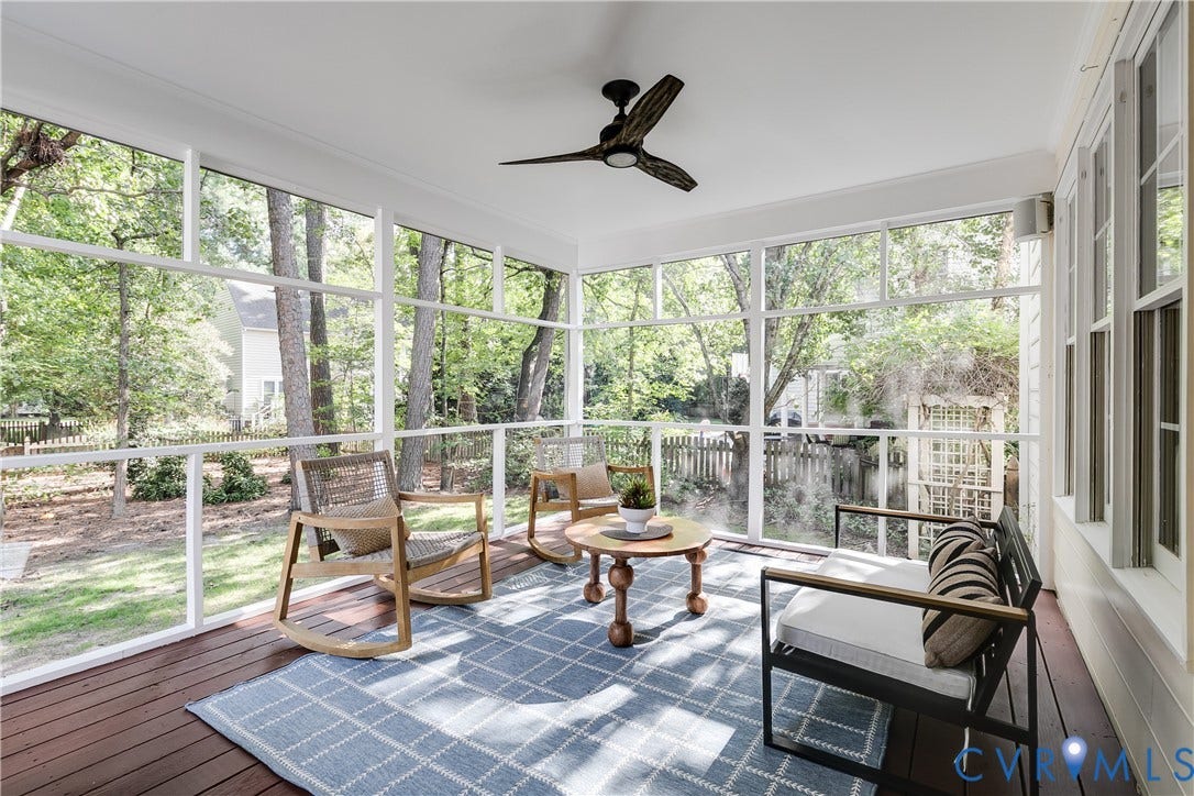 Screened porch