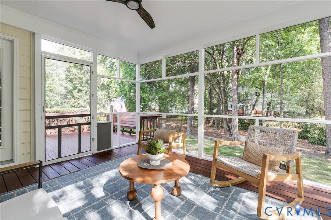 Screened porch