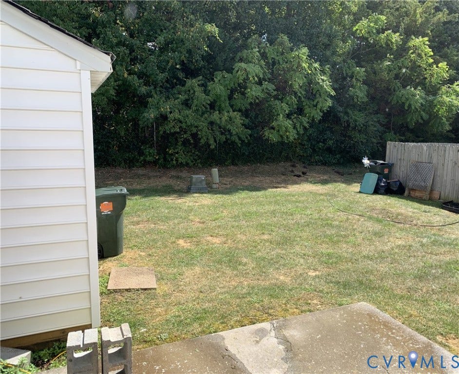 3814 Dominion Townes Circle, Henrico, VA 23223 Rear Yard
