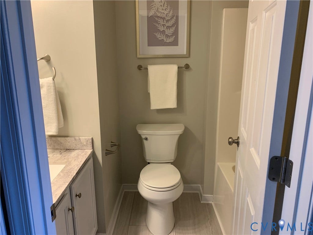3814 Dominion Townes Circle, Henrico, VA 23223 Primary Bathroom Full Bathroom - View #2