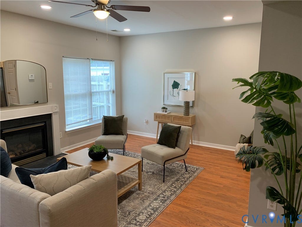 3814 Dominion Townes Circle, Henrico, VA 23223 Living Room - View #2
