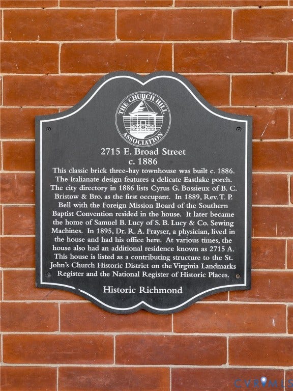 2715 E Broad Street, Church Hill, Richmond, VA 23223