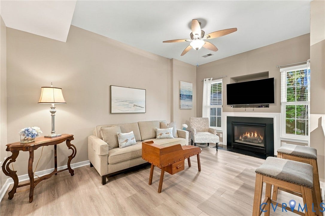 2908 Stone Meadow Court, Lakeland Towns, Henrico, VA 23228 Gas Fireplace